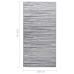 Alfombra exterior ARAKIL PP gris 160x230 cm