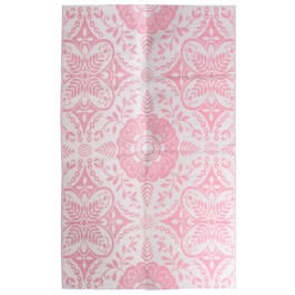 Alfombra de exterior ARAKIL PP rosa 160x230 cm
