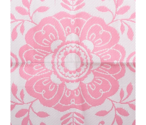 Alfombra de exterior ARAKIL PP rosa 160x230 cm