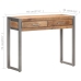 Mesa consola de madera maciza de mango 95x35x75 cm