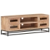 Mueble de TV de madera maciza de acacia 110x30x40 cm