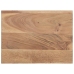 Mesita de noche madera maciza acacia borde natural 40x30x50 cm