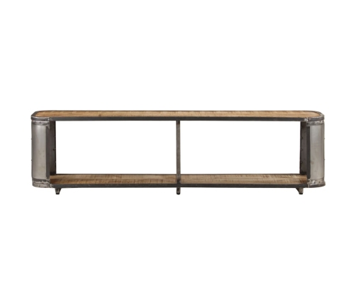 Mueble para TV de madera maciza de mango 150x30x40 cm