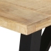 Mesa de comedor de madera maciza de mango rugosa 240x100x76 cm