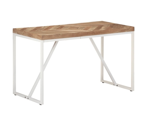 Mesa de comedor madera maciza de acacia y mango 120x60x76 cm