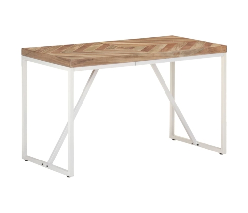 Mesa de comedor madera maciza de acacia y mango 120x60x76 cm