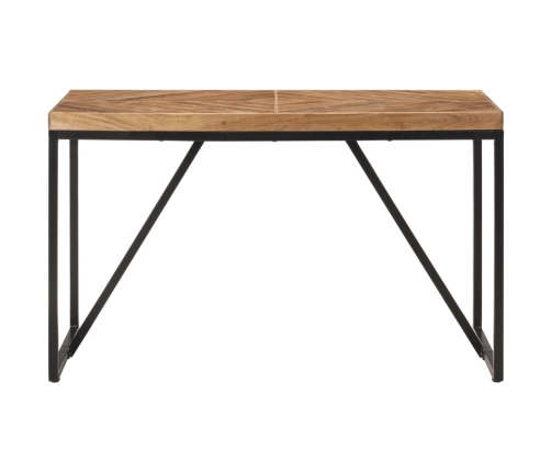 vidaXL Mesa de comedor madera maciza de acacia y mango 120x60x76 cm