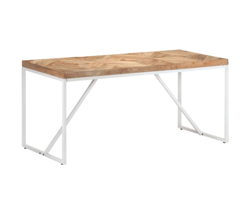 Mesa de comedor madera maciza de acacia y mango 160x70x76 cm