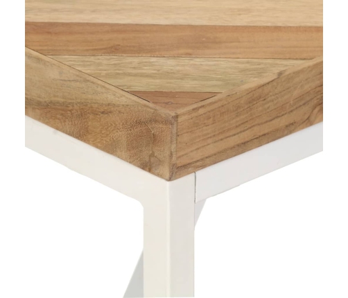 Mesa de comedor madera maciza de acacia y mango 160x70x76 cm