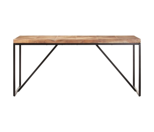 Mesa de comedor madera maciza de acacia y mango 160x70x76 cm