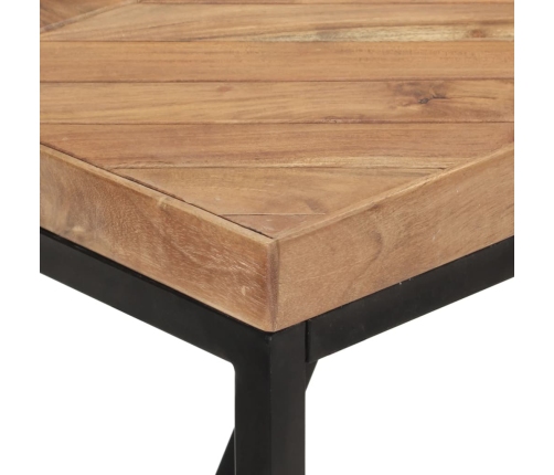 Mesa de comedor madera maciza de acacia y mango 160x70x76 cm