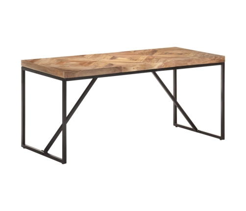 Mesa de comedor madera maciza de acacia y mango 160x70x76 cm