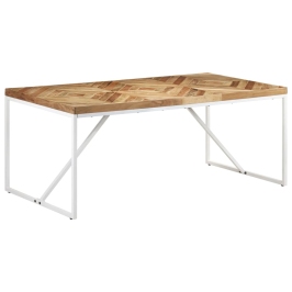 Mesa de comedor madera maciza de acacia y mango 180x90x76 cm