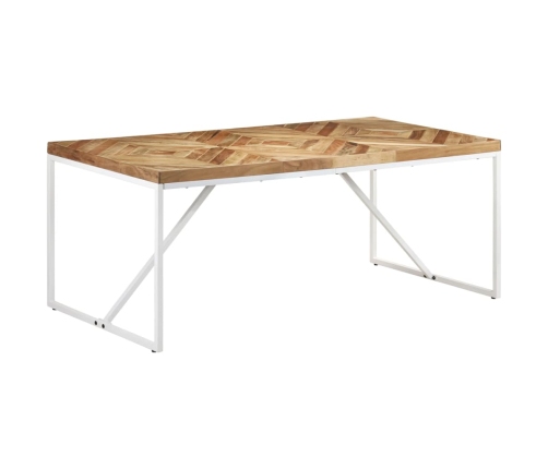 Mesa de comedor madera maciza de acacia y mango 180x90x76 cm