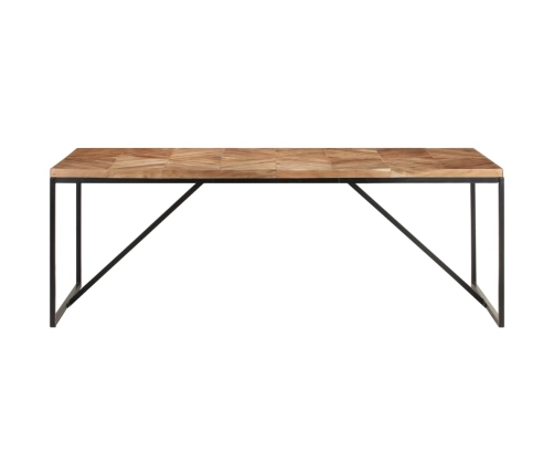 Mesa de comedor madera maciza de acacia y mango 200x90x76 cm