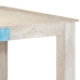 vidaXL Mesa de comedor de madera maciza de mango blanco 180x90x76 cm