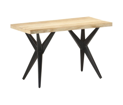 Mesa de comedor de madera maciza de mango 120x60x76 cm