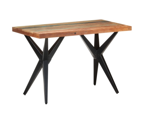 Mesa de comedor madera maciza reciclada 120x60x76 cm