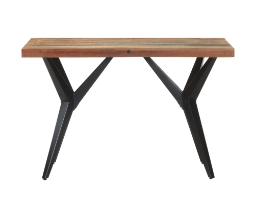 Mesa de comedor madera maciza reciclada 120x60x76 cm