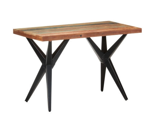 Mesa de comedor madera maciza reciclada 120x60x76 cm