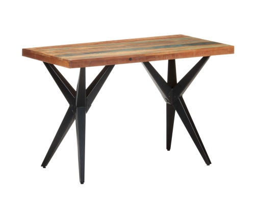 Mesa de comedor madera maciza reciclada 120x60x76 cm