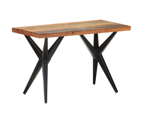 Mesa de comedor madera maciza reciclada 120x60x76 cm