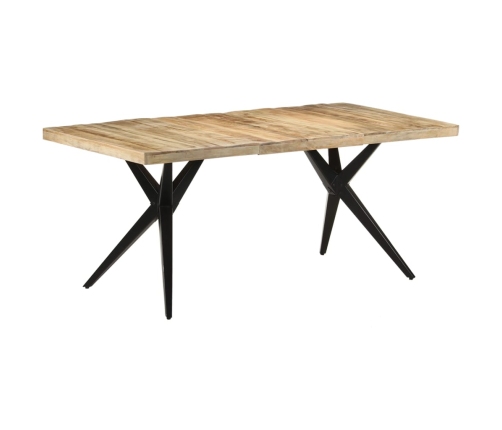 Mesa de comedor madera de mango rugosa 180x90x76 cm