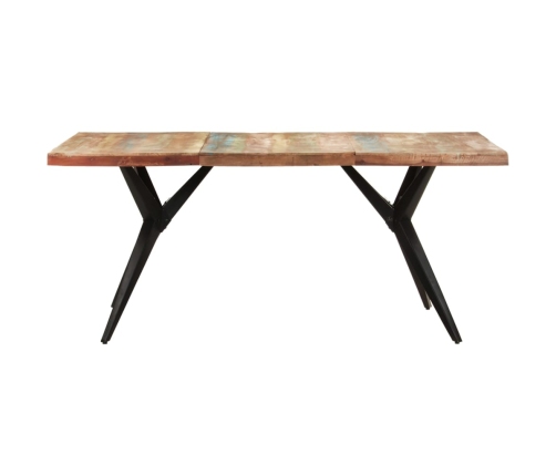 Mesa de comedor de madera maciza reciclada 180x90x76 cm