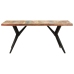 Mesa de comedor de madera maciza reciclada 180x90x76 cm