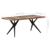 Mesa de comedor de madera maciza reciclada 180x90x76 cm