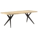 vidaXL Mesa de comedor madera de mango rugosa 200x90x76 cm