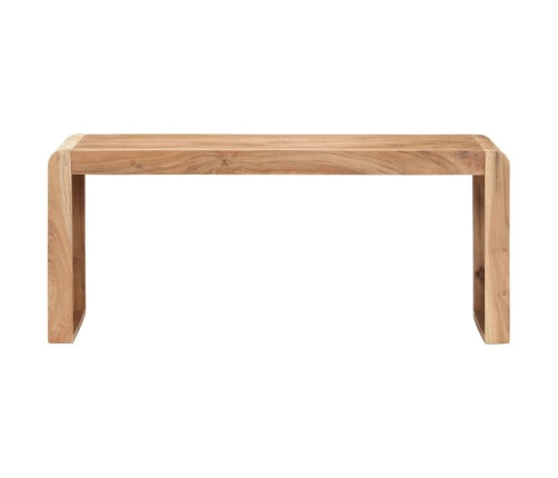 Banco de madera de acacia maciza 110x38x46 cm