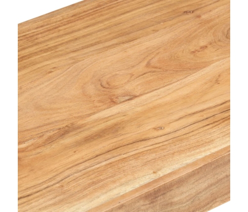 Banco de madera de acacia maciza 110x38x46 cm