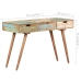 Mesa tocador con espejo madera reciclada maciza 112x45x76 cm