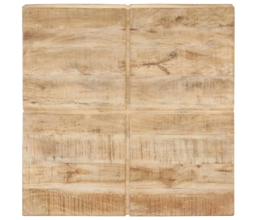 vidaXL Mesa de centro de madera maciza de mango 80x80x28 cm