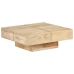 vidaXL Mesa de centro de madera maciza de mango 80x80x28 cm