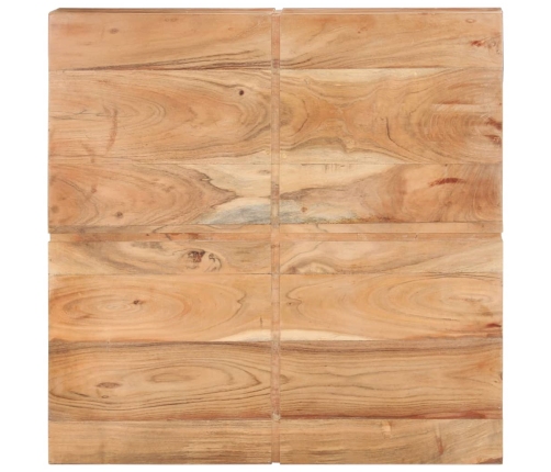 vidaXL Mesa de centro de madera maciza de acacia 80x80x28 cm