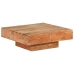 vidaXL Mesa de centro de madera maciza de acacia 80x80x28 cm