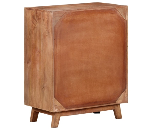 Aparador de madera maciza de mango 61x35x76 cm