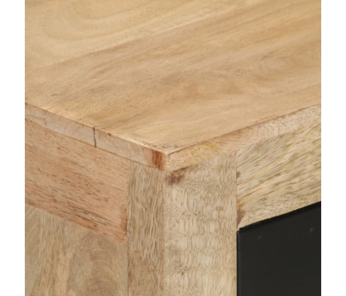 Aparador de madera maciza de mango 60x35x75 cm