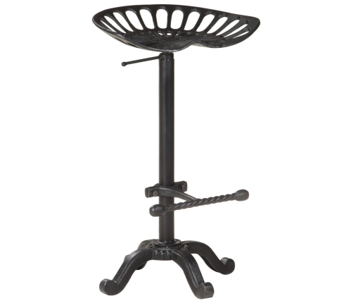 Taburete de cocina hierro fundido negro