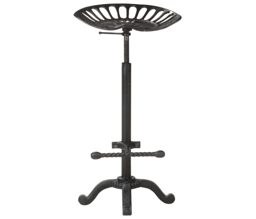 Taburete de cocina hierro fundido negro