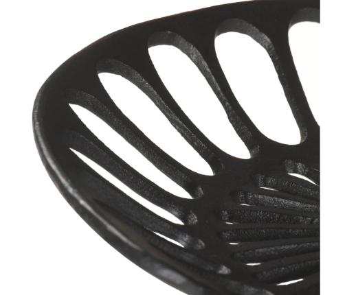 Taburete de cocina hierro fundido negro