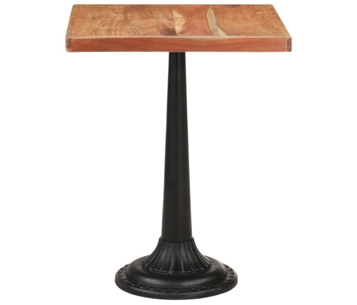 Mesa de bistró madera maciza de acacia 60x60x76 cm