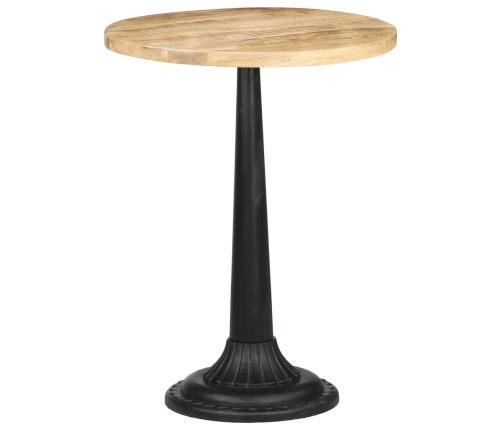 Mesa de bistró madera de mango rugosa Ø60x76 cm