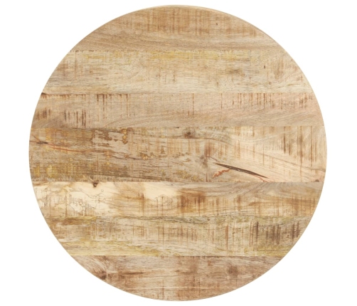 vidaXL Mesa de bistró madera de mango rugosa Ø60x76 cm