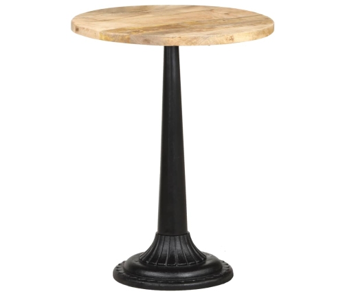 Mesa de bistró madera de mango rugosa Ø60x76 cm