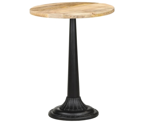 Mesa de bistró madera de mango rugosa Ø60x76 cm