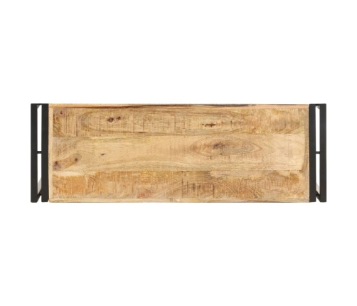 Mesa consola de madera de mango rugosa 90x30x75 cm