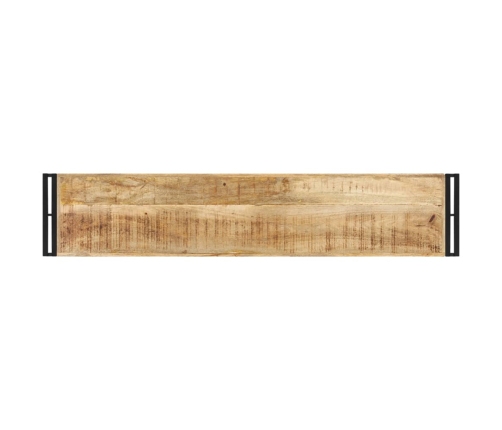 Mesa consola de madera de mango rugosa 150x30x75 cm